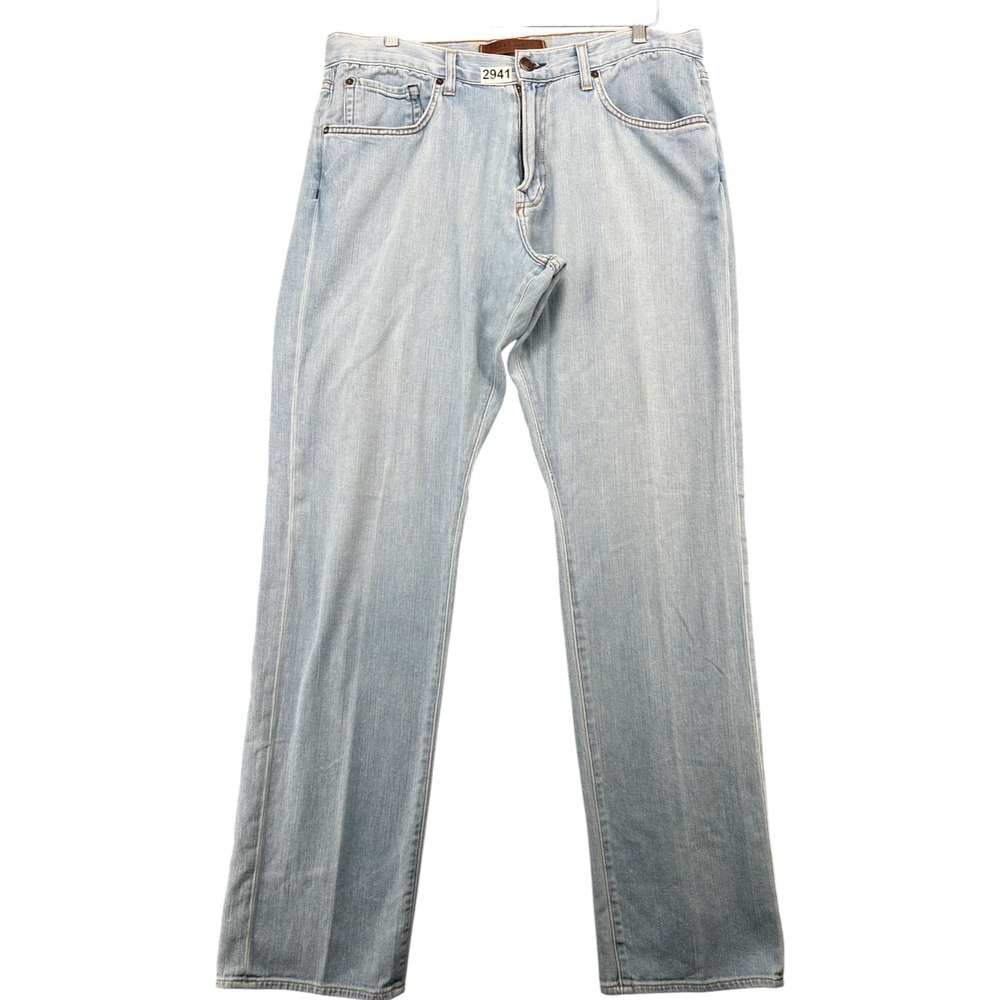 Agave Denim Waterman Relaxed Straight Jeans Mens 36 Bixby Ranch Light USA Made
